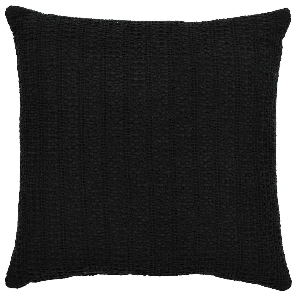 Triangle Home Fashions Haniya Geo 20" x 20" Throw Pillow in Black, , large