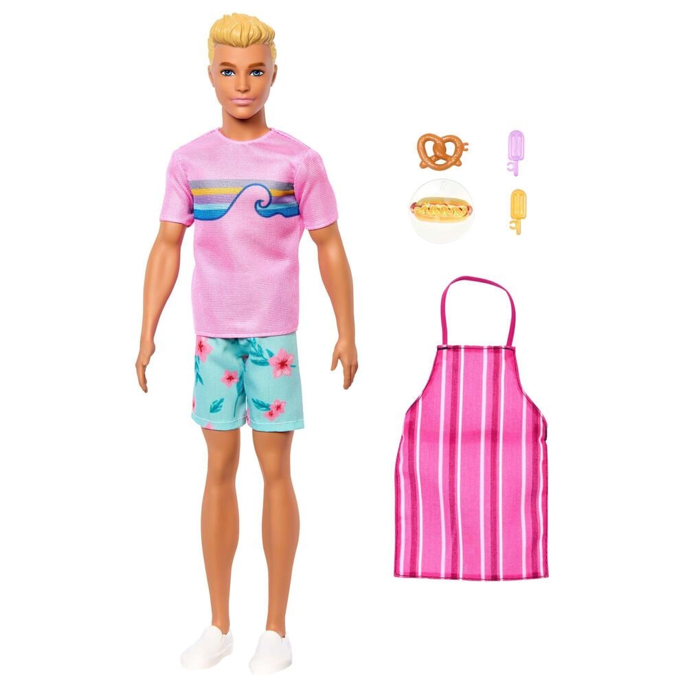 Barbie Beach Detectives Ken Doll with Signature Outfit in Multicolor, , large