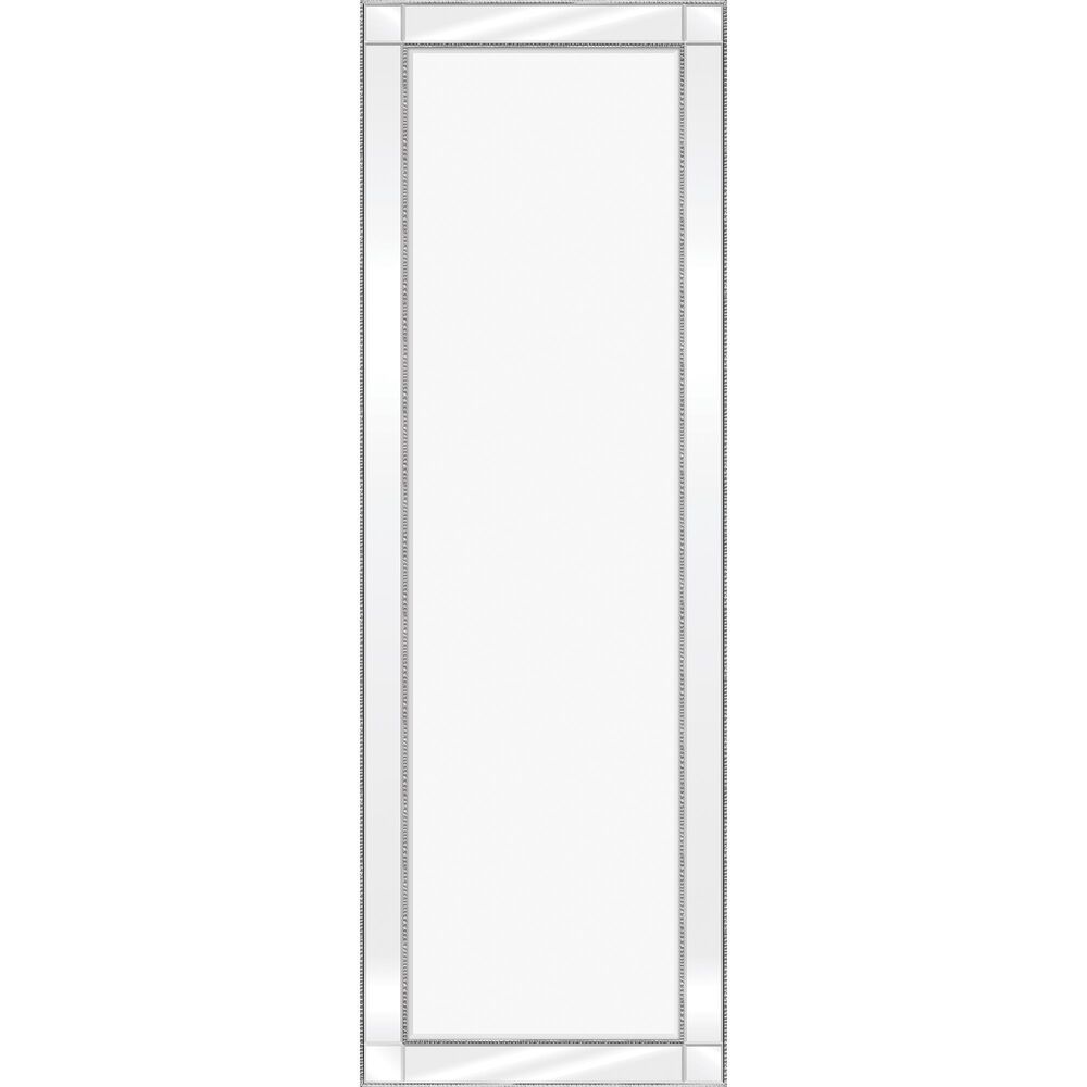 BP Industries Cheval Mirror in Silver, , large
