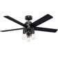 Hunter Hardwick 52" Indoor Ceiling Fan in Matte Black, , large