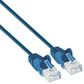 Intellinet Cat6 UTP Slim Network Patch Cable 1m in Blue, , large