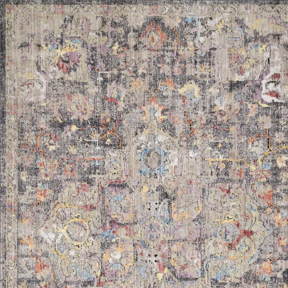 Loloi Medusa MED-06 2&#39;4&quot; x 4&#39; Charcoal and Fiesta Scatter Rug, , large