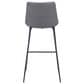 Zuo Modern Byron Barstool in Gray, , large