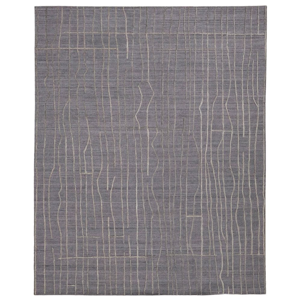 Feizy Haverhill 5" x 8" Charcoal Area Rug, , large