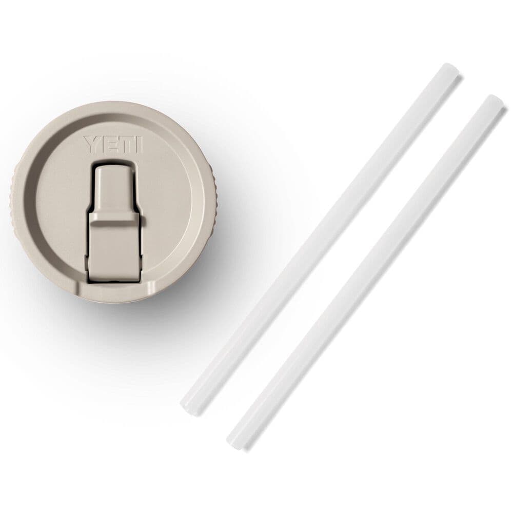 YETI Rambler Small Travel Straw Mug Lid in Cape Taupe, , large