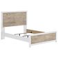 Ashley Charbitt 4-Piece Queen Panel Bedroom Set in Brown and Matte White, , large