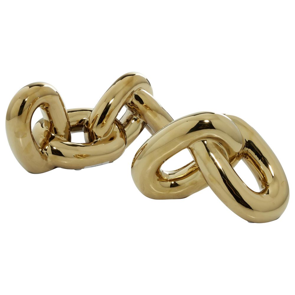 CosmoLiving by Cosmopolitan Glam Porcelain in Gold (Set of 2), , large