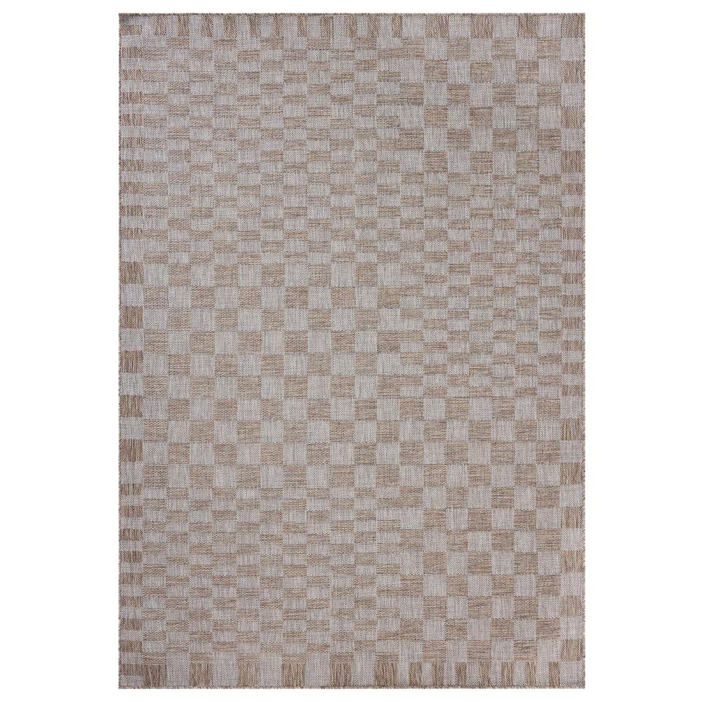 Amber Lewis x Loloi Topanga Natural and Dove 9"2" x 12" Indoor/Outdoor Area Rug, , large