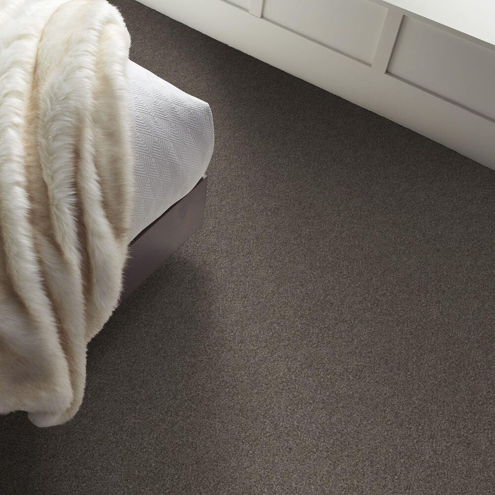 Shaw Live on Comfort Carpet in Woodcliff Brown, , large