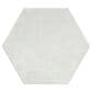 Emser Sterlina II Silver 8" x 10" Hexagon Porcelain Tile, , large