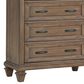 New Heritage Design Mariana 5-Drawer Chest in Vintage Mocha, , large