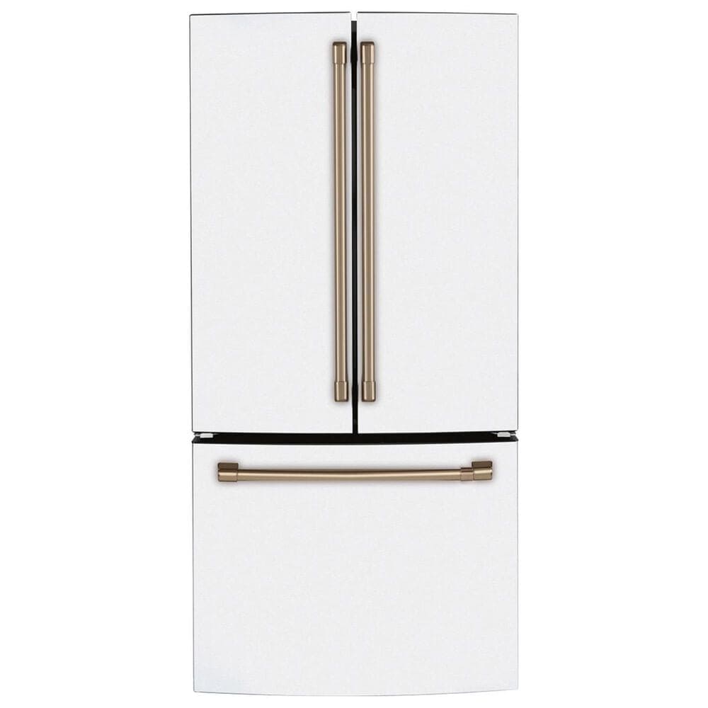 Cafe 19 Cu. Ft. 3-Door French Door Refrigerator in Matte White, , large