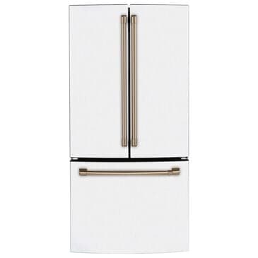 Cafe 19 Cu. Ft. 3-Door French Door Refrigerator in Matte White, , large