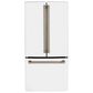 Cafe 19 Cu. Ft. 3-Door French Door Refrigerator in Matte White, , large