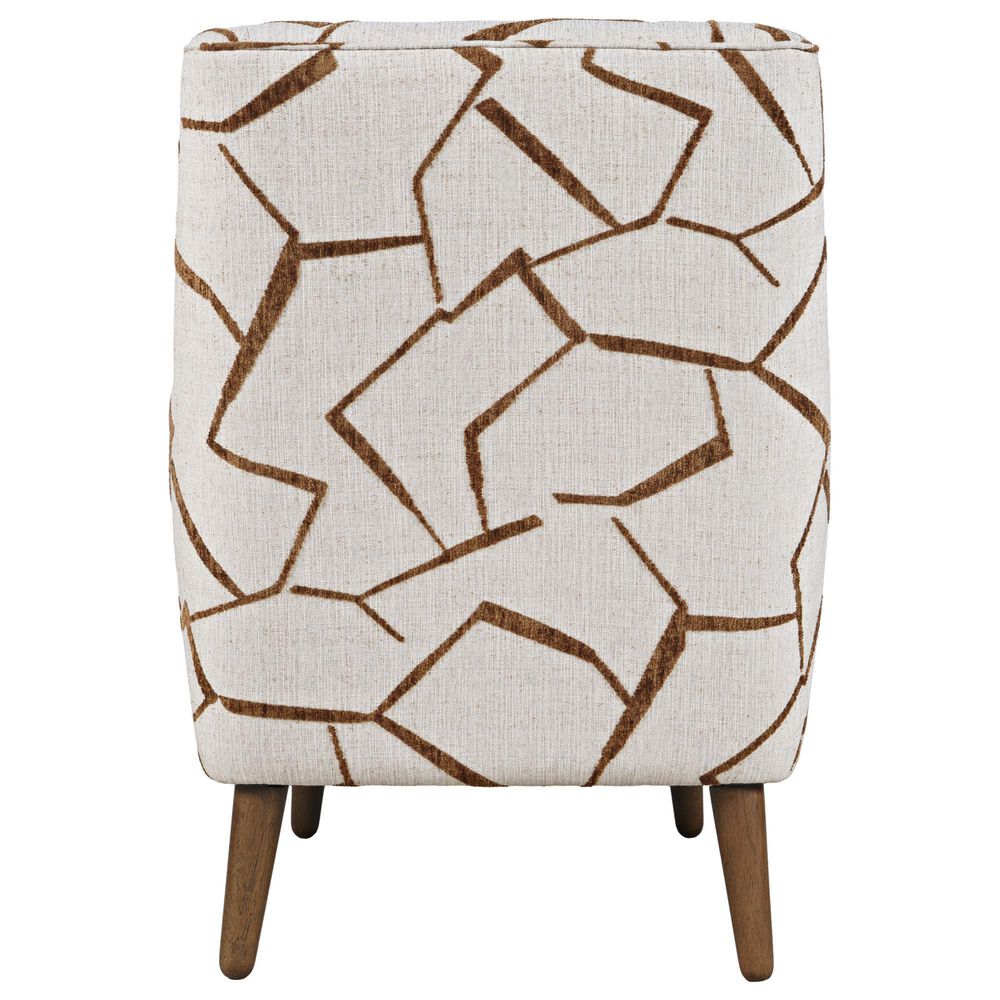 Jofran Lowry Accent Chair in Brown, , large