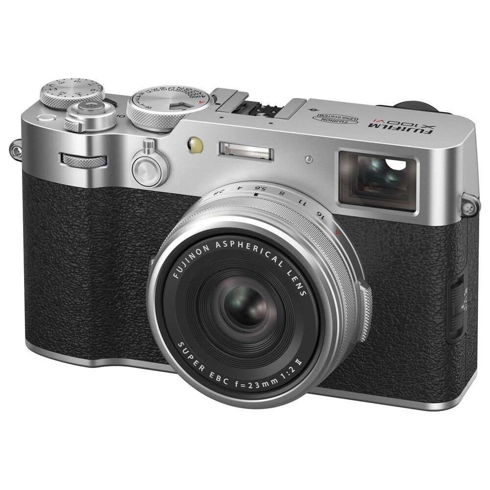 Fujifilm X100VI Point and Shoot Digital Camera in Silver, , large