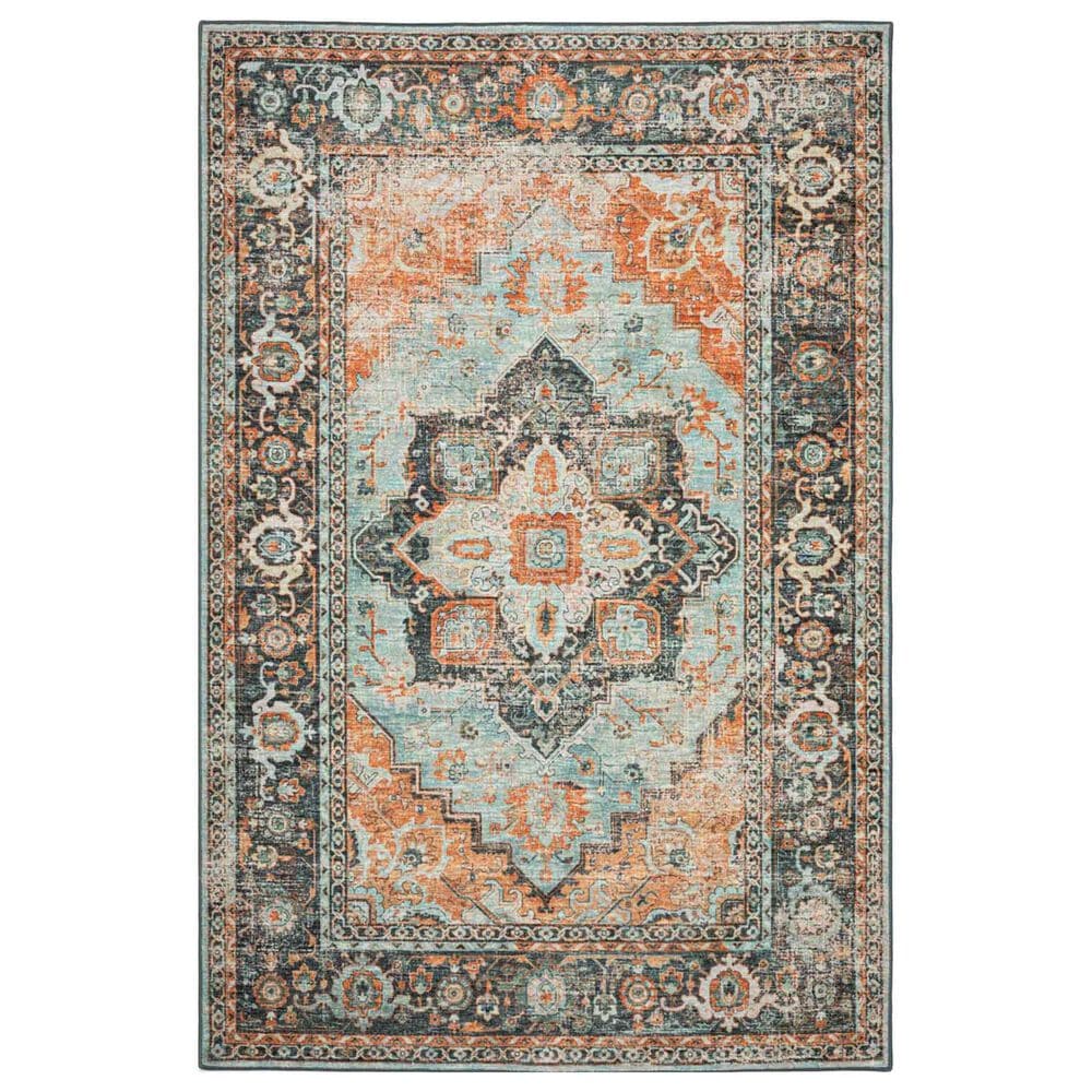 Dalyn Rug Company Jericho 10" Round Mist Indoor/Outdoor Area Rug, , large