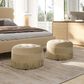 Jennifer Taylor Home Yolanda Standard Ottoman in Fawn Brown and Gold, , large