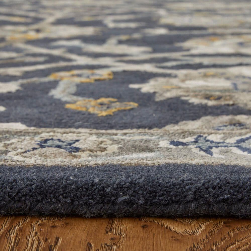 Feizy Prescott 8&#39; x 10&#39; Navy and Gray Area Rug, , large