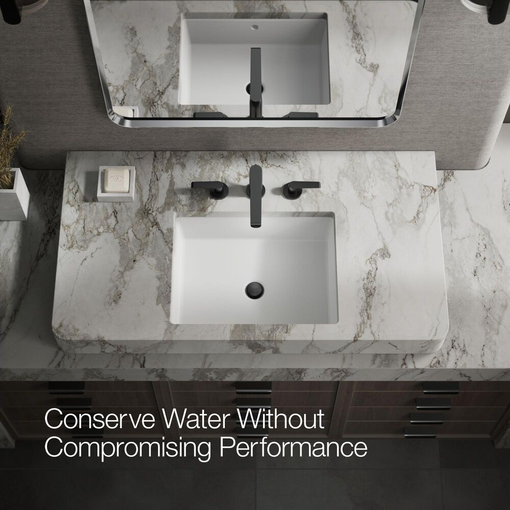 Kohler Avid Widespread Bathroom Sink Faucet in Matte Black, , large