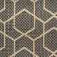 Nourison Horizon HOZ01 Charcoal 6" x 9" Indoor/Outdoor Area Rug, , large