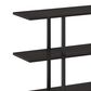 HOMLUX Turn-N-Tube 3-Tier Wide Display Shelf in Espresso and Black, , large