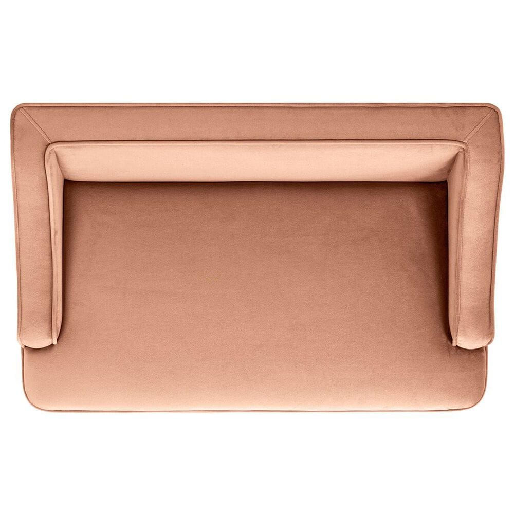 Jennifer Taylor Home Duchess 33" Medium Princess Pet Bed Sofa with Fringe Skirt in Peach Orange, , large