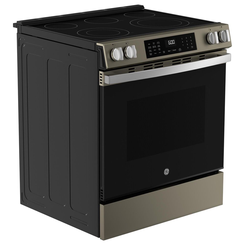 GE Appliances 30&quot; Slide-In Electric Convection Range with No Preheat Air Fry in Fingerprint Resistant Slate, , large