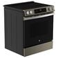 GE Appliances 30" Slide-In Electric Convection Range with No Preheat Air Fry in Fingerprint Resistant Slate, , large