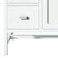James Martin Vanities Addison 30" Single Bathroom Vanity in Glossy White with 3 cm Lime Delight Quartz Top and Rectangular Sink, , large