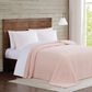 Pem America Brooklyn Loom Marshmallow Full/Queen Blanket in Blush, , large