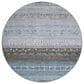 Dalyn Rug Company Karaj KJ7 8" Round Blue Indoor/Outdoor Area Rug, , large