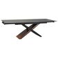 Blue River Milena Extendable Dining Table in Shadow, Walnut and Black - Table Only, , large