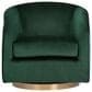 37B Hazel Swivel Lounge Chair in Deep Green Sky Velvet, , large