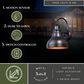Vaxcel Delano 1-Light Outdoor Motion Sensor Wall Sconce in Oil Burnished Bronze, , large