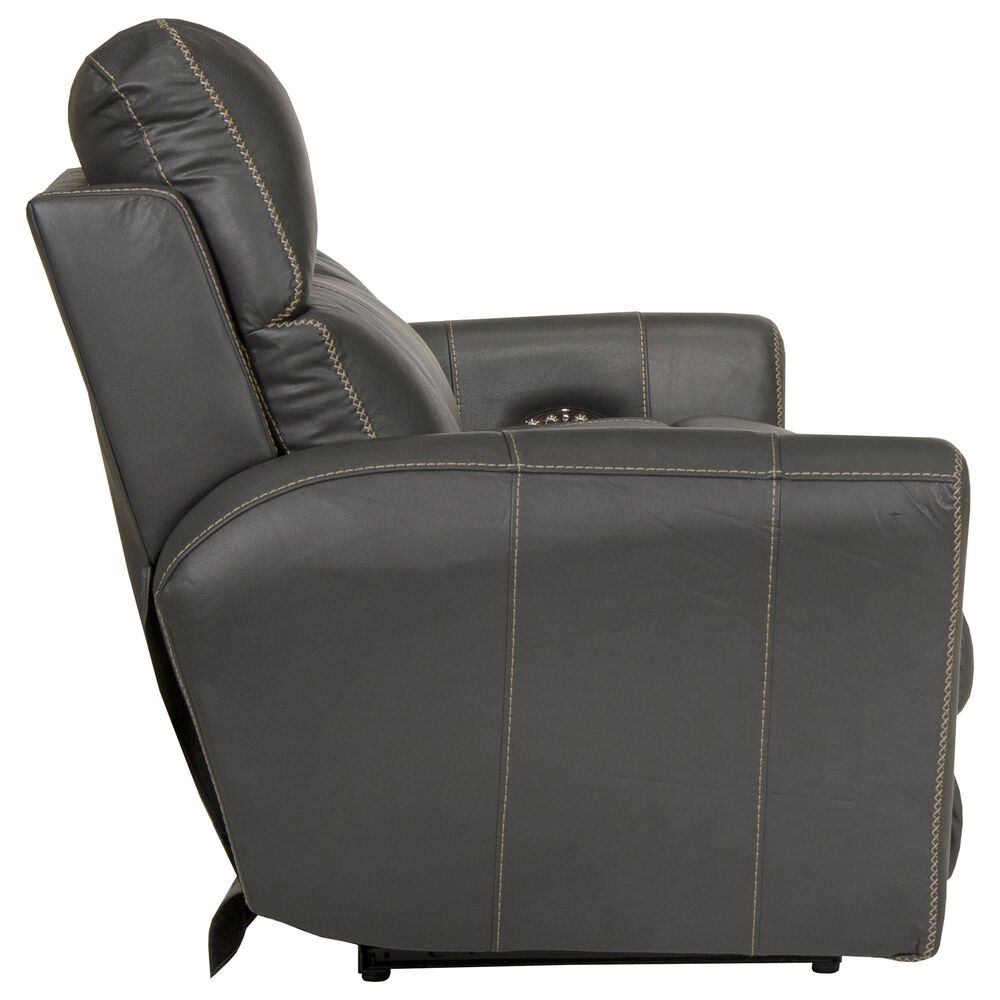 Catnapper Fredda Power Reclining Sofa with Power Headrest in Anthracite, , large