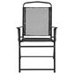 Flash Furniture Nantucket 6-Piece Patio Garden Set in Black, , large