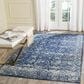 Safavieh Evoke EVK270A-5 5"1" x 7"6" Navy/Ivory Area Rug, , large