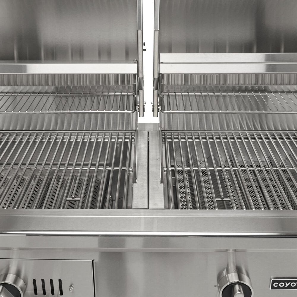 Coyote Outdoor 50&quot; Hybrid Built-In Natural Gas Grill in Stainless Steel, , large