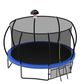 HOMLUX 12" Outdoor Trampoline with Basketball Hoop in Blue, , large