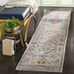 Safavieh Aria ARA127C 2" x 8" Cream and Multicolor Runner, , large