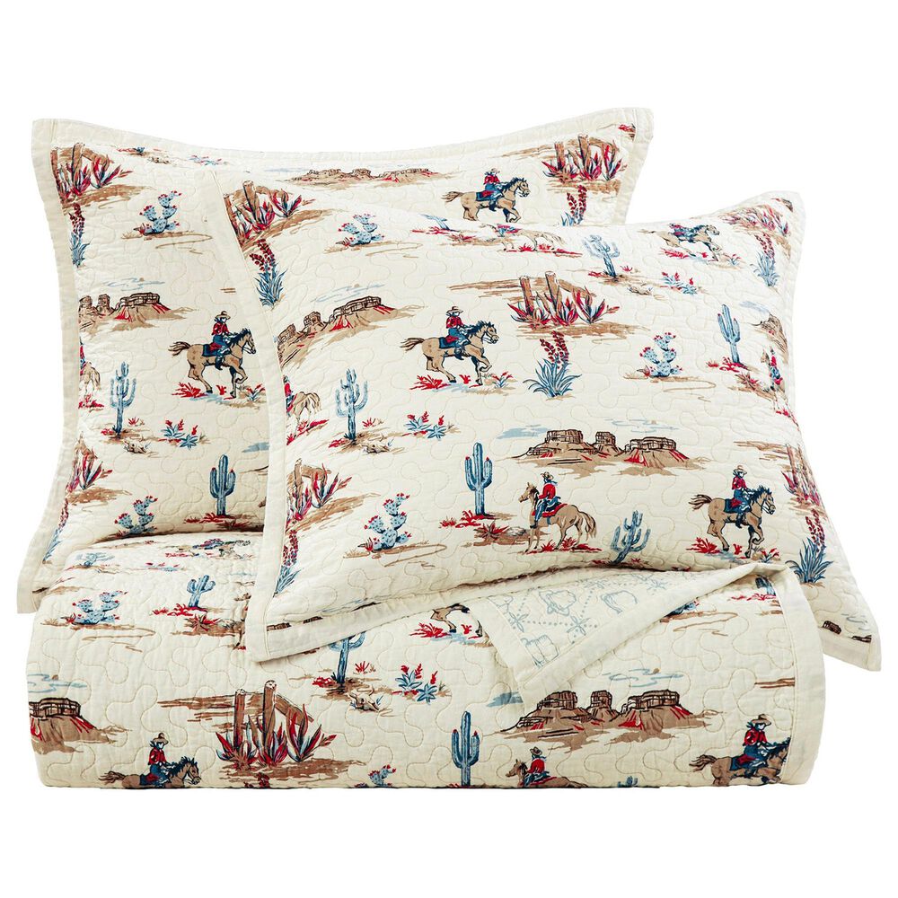 HiEnd Accents Desert Trail 3-Piece Queen Quilt Set in Sandstone, , large
