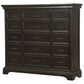 at HOME Caldwell Oversized 64inch x 69inch Master Chest in Caldwell Dark Brown with Black, , large