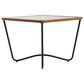 Hearth and Haven Modern Square Coffee Table in Brown and Black, , large