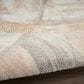Nourison Brushstrokes 9" x 12" Beige and Grey Area Rug, , large