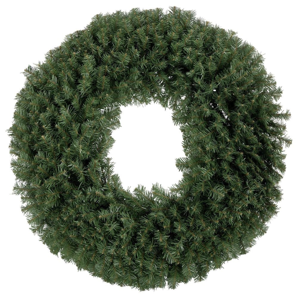 Timberlake 48" Large Christmas Wreath with 200 LED Lights in Green, , large