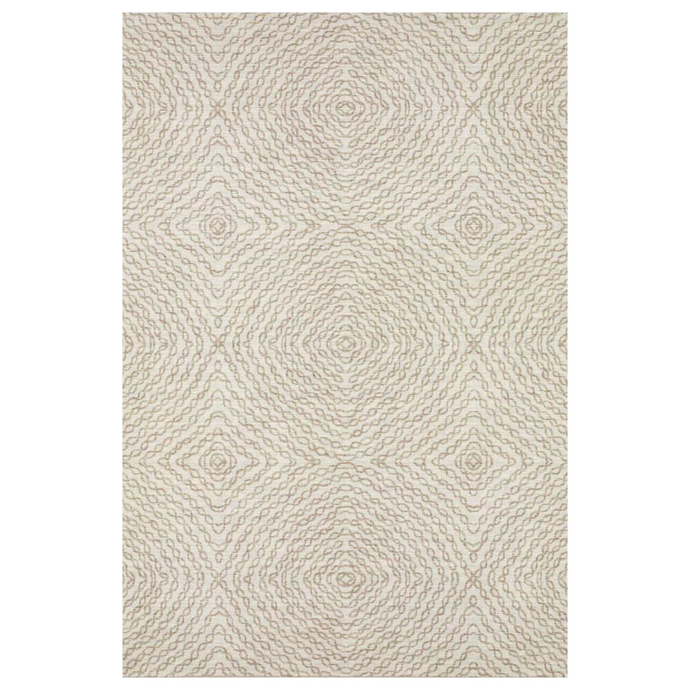 Dalyn Rug Company Brisbane Geometric 5" x 7"6" Ivory Area Rug, , large