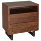 Home Trends & Design Aspen 4-Piece King Bedroom Set in Walnut Brown and Antique Zinc, , large