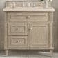 James Martin Vanities Lorelai 36" Single Vanity in Whitewashed Oak with 3 cm Eternal Marfil Quartz Top, , large