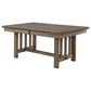 New Heritage Design Harrisburg 5-Piece Rectangular Dinning Set in Rich Walnut Brown, , large